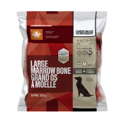 BCR Large Marrow Bone Raw Dog Chew 2 lb