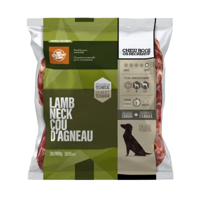 BCR Lamb Neck Bone Raw Dog Chew 2 lb