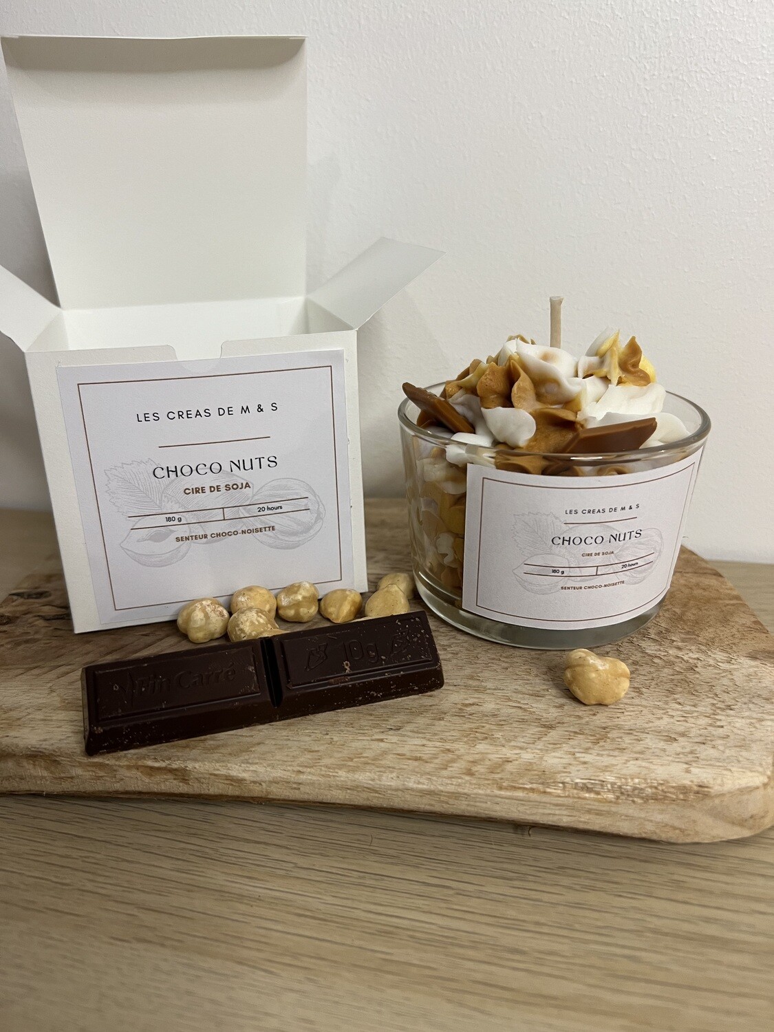 Bougie Choco Nuts - Chocolat noisettes