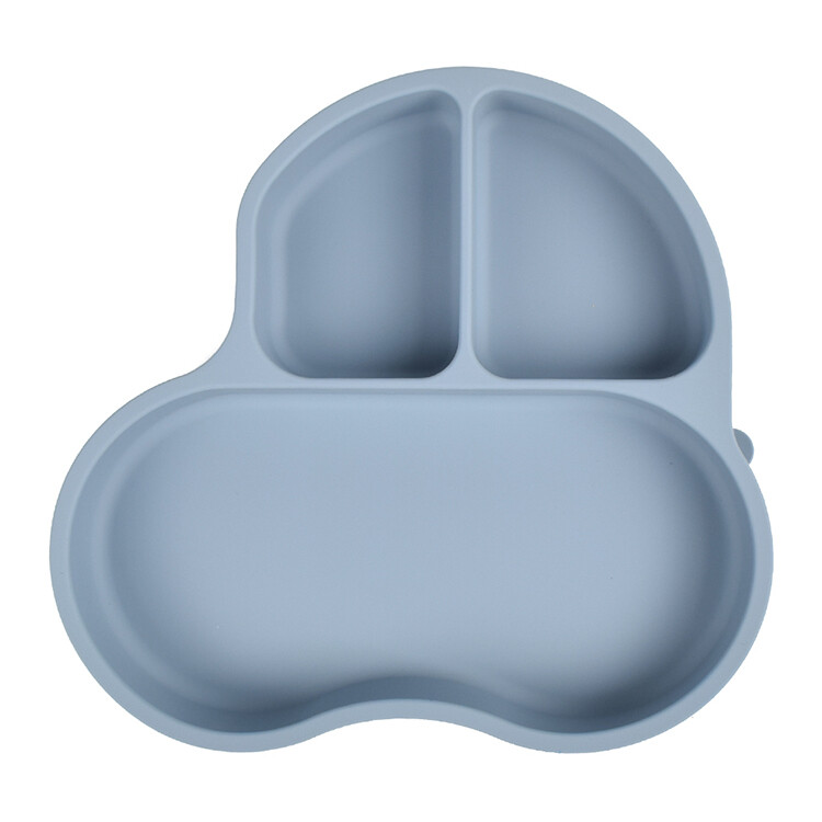 Car Shape Silicone Plates with Suction Base