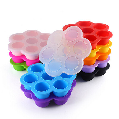 7 Cup Silicone Food Storage  Fridge / Freezer Tray with Lid