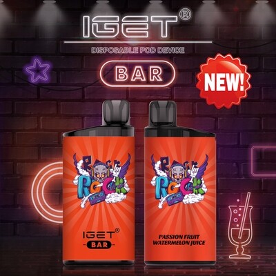 IGET BAR 3500 PASSIONFRUIT WATERMELON JUICE ICE