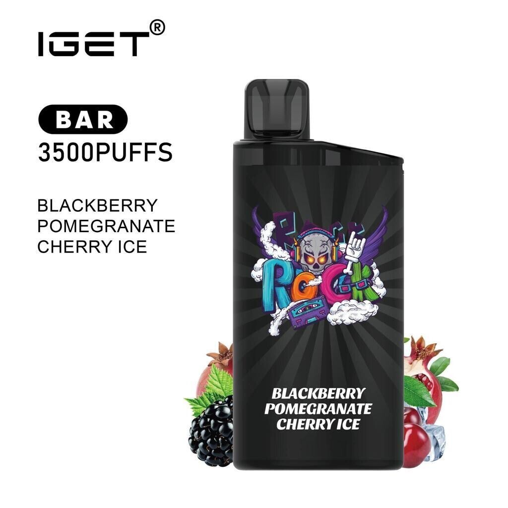 IGET BAR 3500 BLACKBERRY POMEGANATE CHERRY ICE