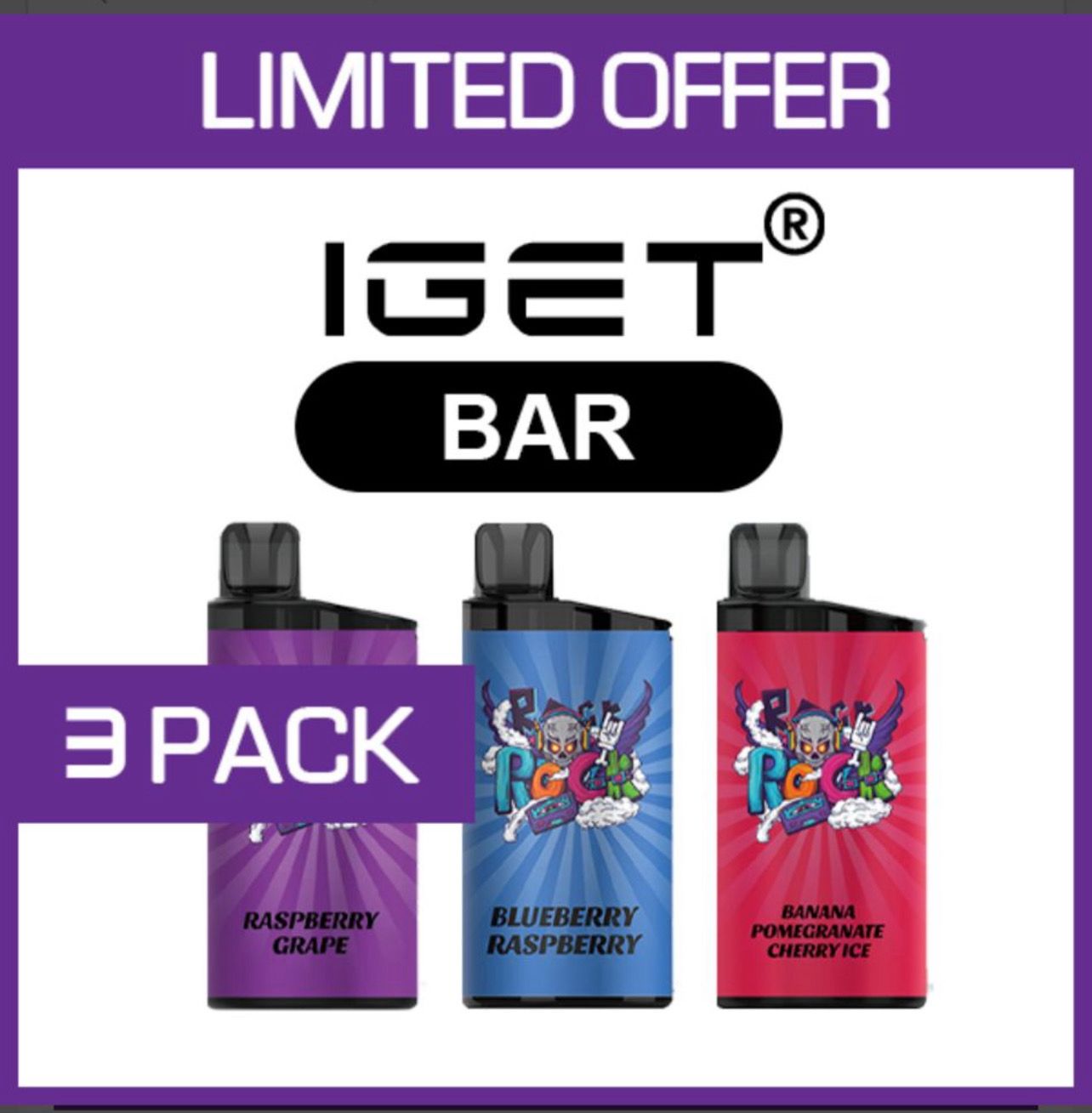 Iget Bar 3 Pack