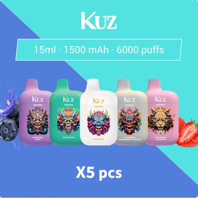 Kuz 6000 Puffs 5 Pack