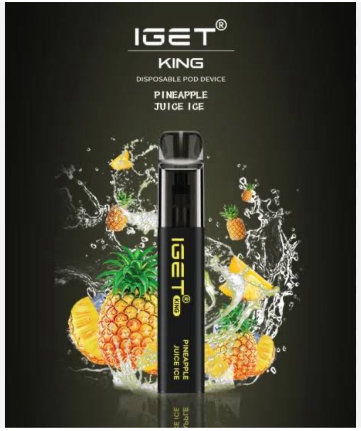 Iget King Pineapple Juice Ice 2600 Puffs