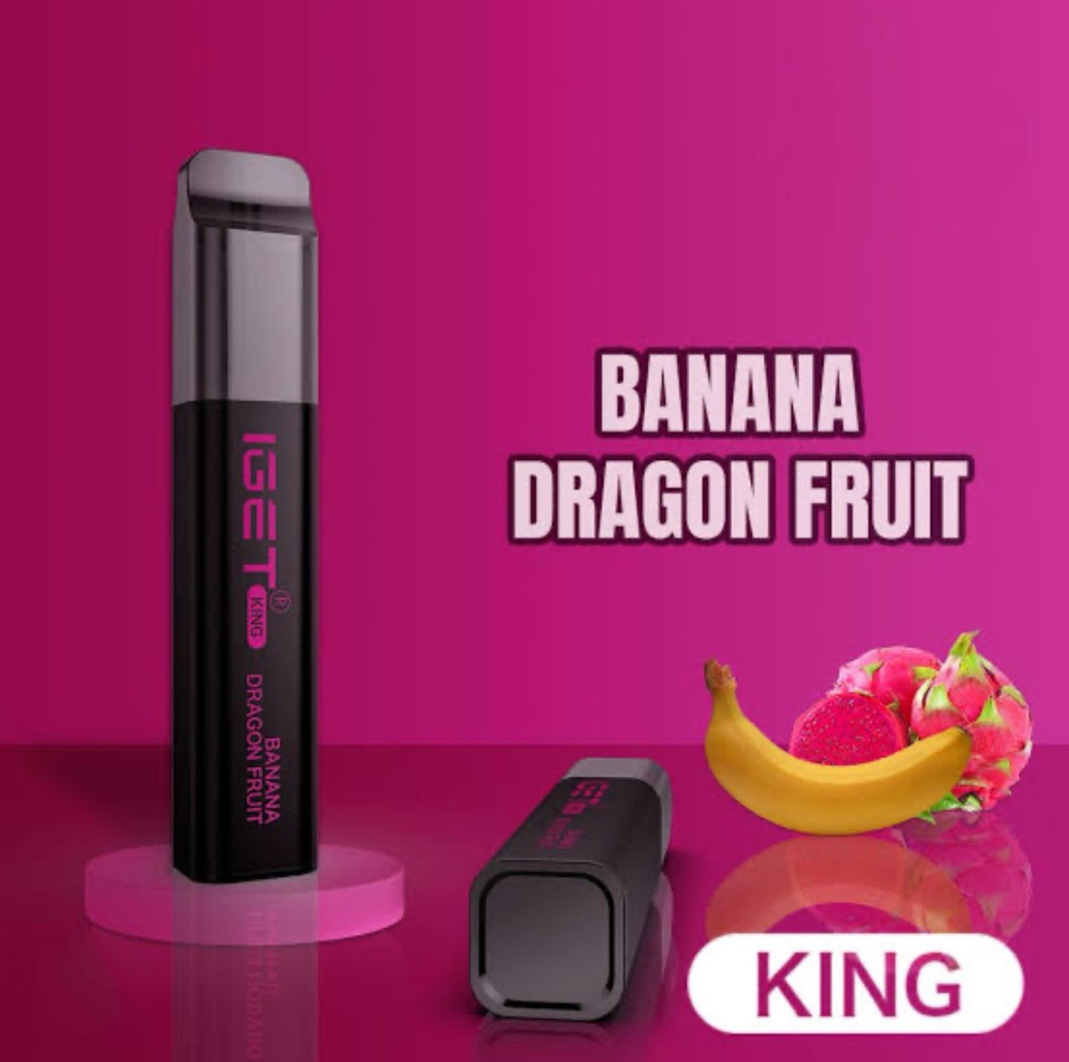 Iget King Banana Dragon Fruit 2600 Puffs