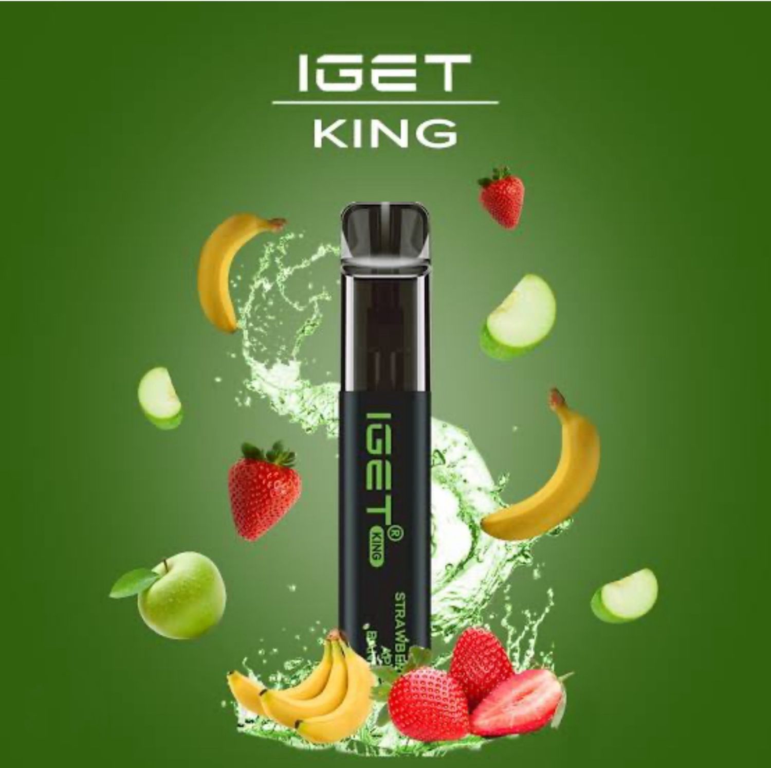 Iget King Strawberry Apple Banana 2600 Puffs