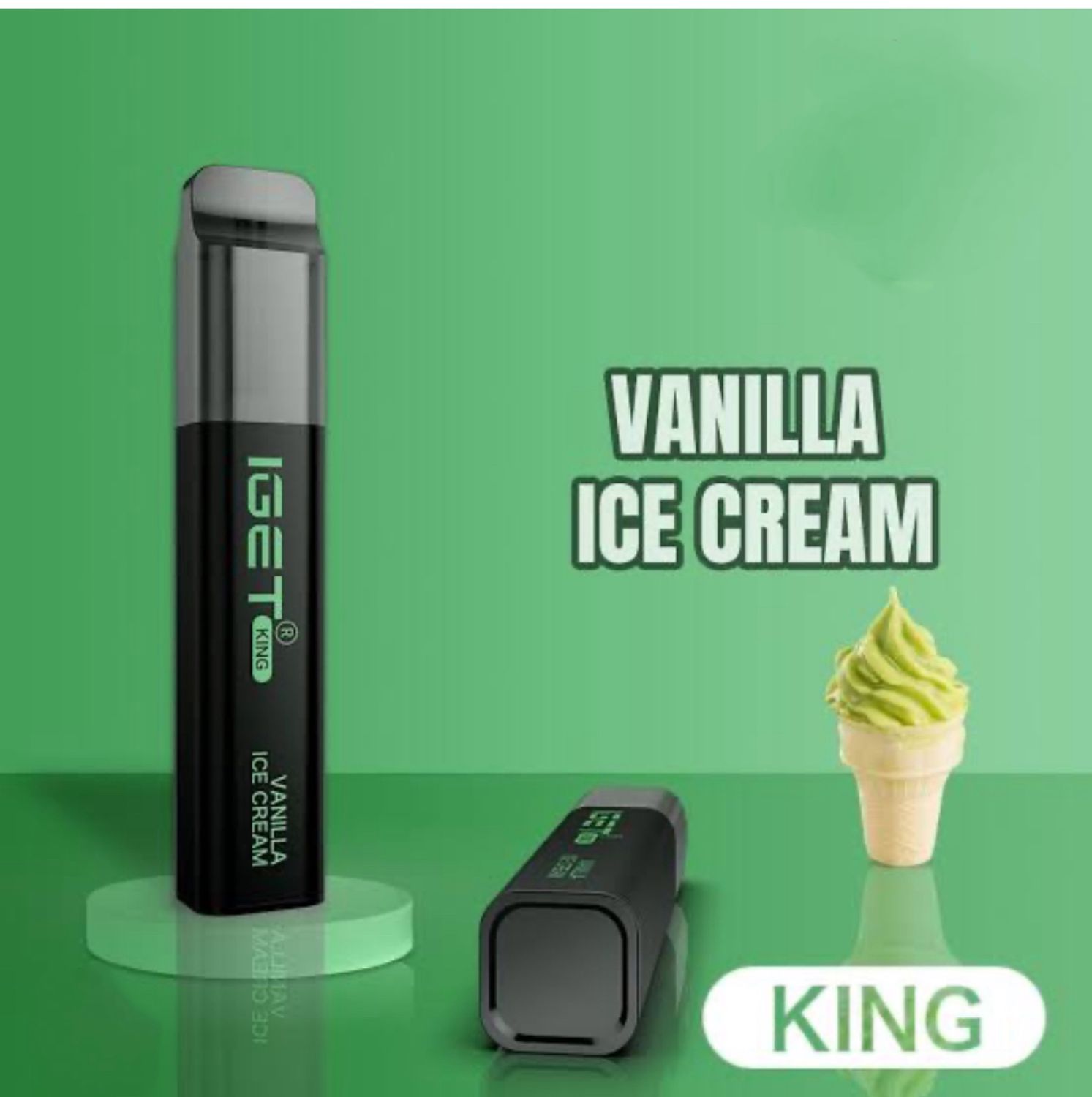 Iget King Vanilla Ice Cream 2600 Puffs