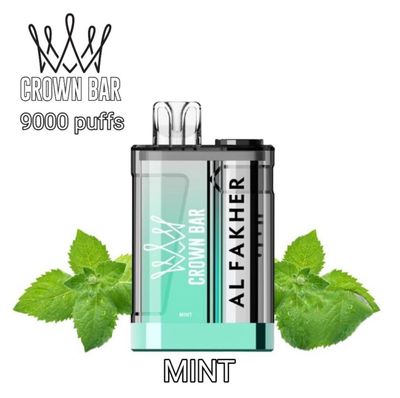 Al Fakher Crown Bar Mint 9000 Puffs Crystal Disposable Vape