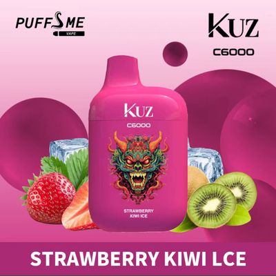 Kuz 6000 Puffs Strawberry Kiwi Ice