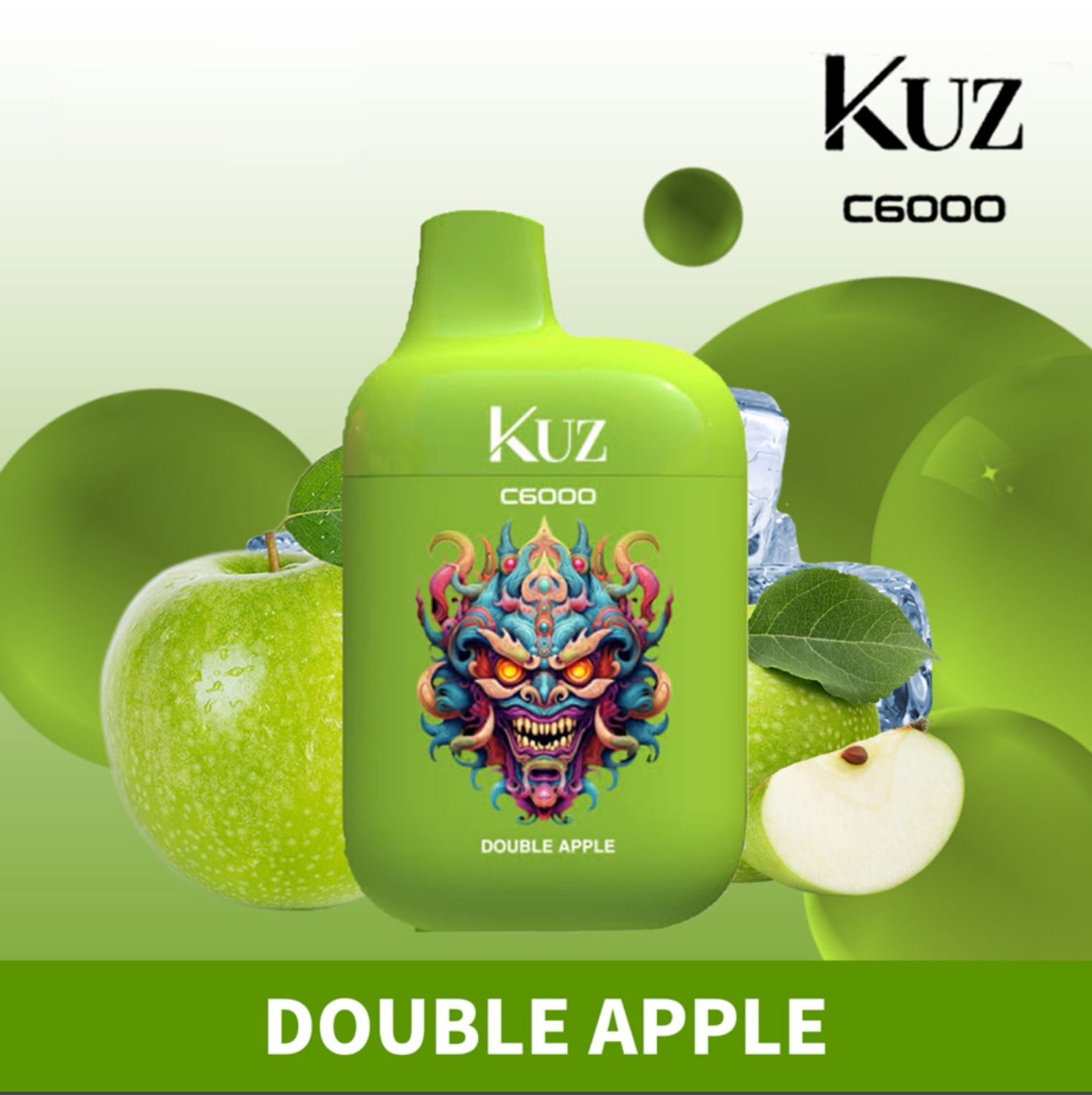 Kuz 6000 Puffs Double Apple