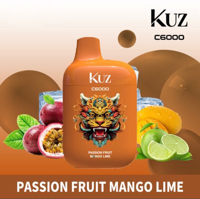 Kuz 6000 Puffs Passion Fruit Mango Lime