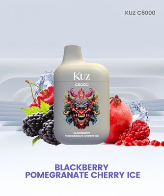 Kuz 6000 Puffs Blackberry Pomegranate Cherry Ice