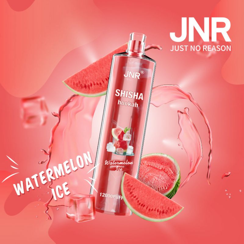 JNR Shisha Hookah 12000 Puffs Watermelon Ice