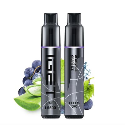 Iget Hot 5500 Puffs Aloe Vera grape ice