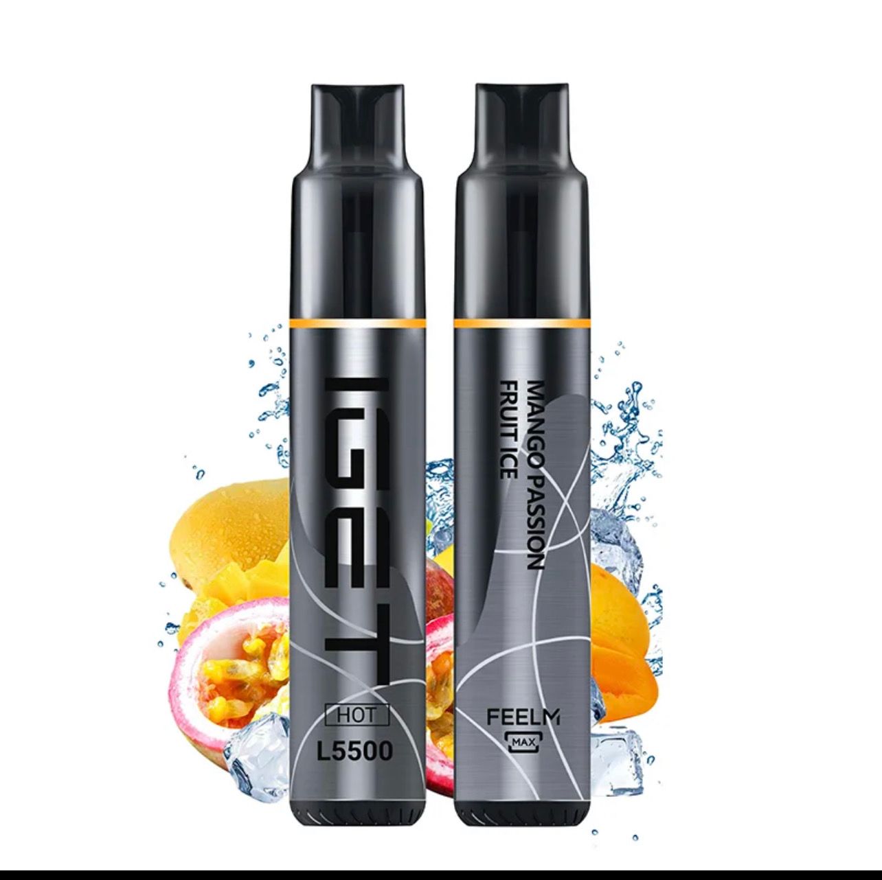 Iget Hot 5500 Puffs Mango Passion Fruit ice