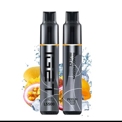 Iget Hot 5500 Puffs Mango Passion Fruit ice