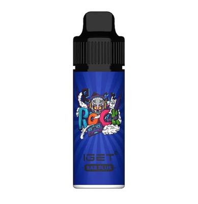 Iget BarPlus 6000 Puffs Blueberry Raspberry Bubble Gum (device and Pods)