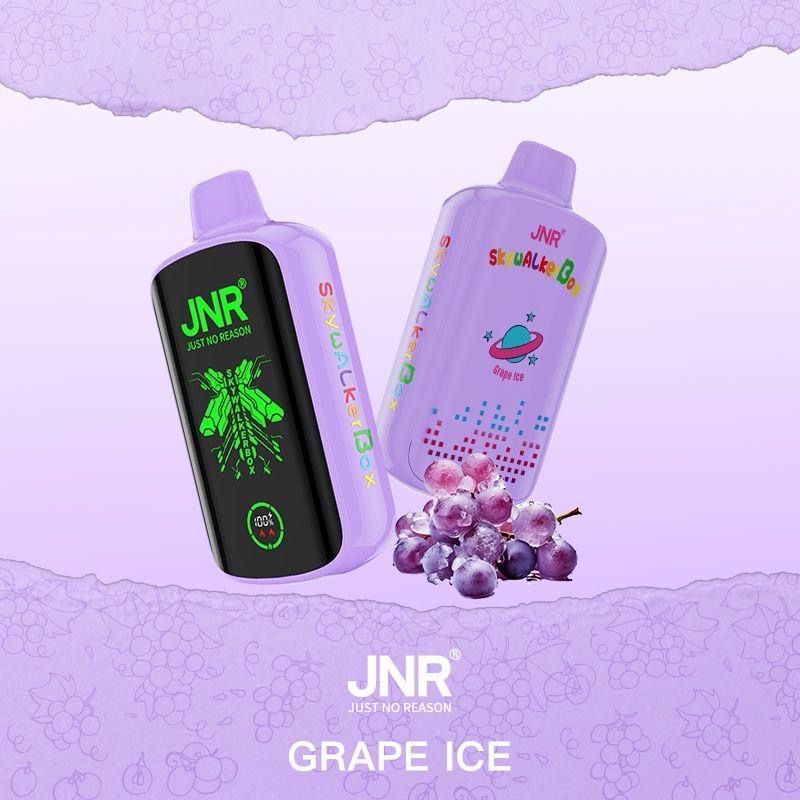 JNR Skywalker Box 15000 To 30000 Puffs Disposable Vape Grape Ice