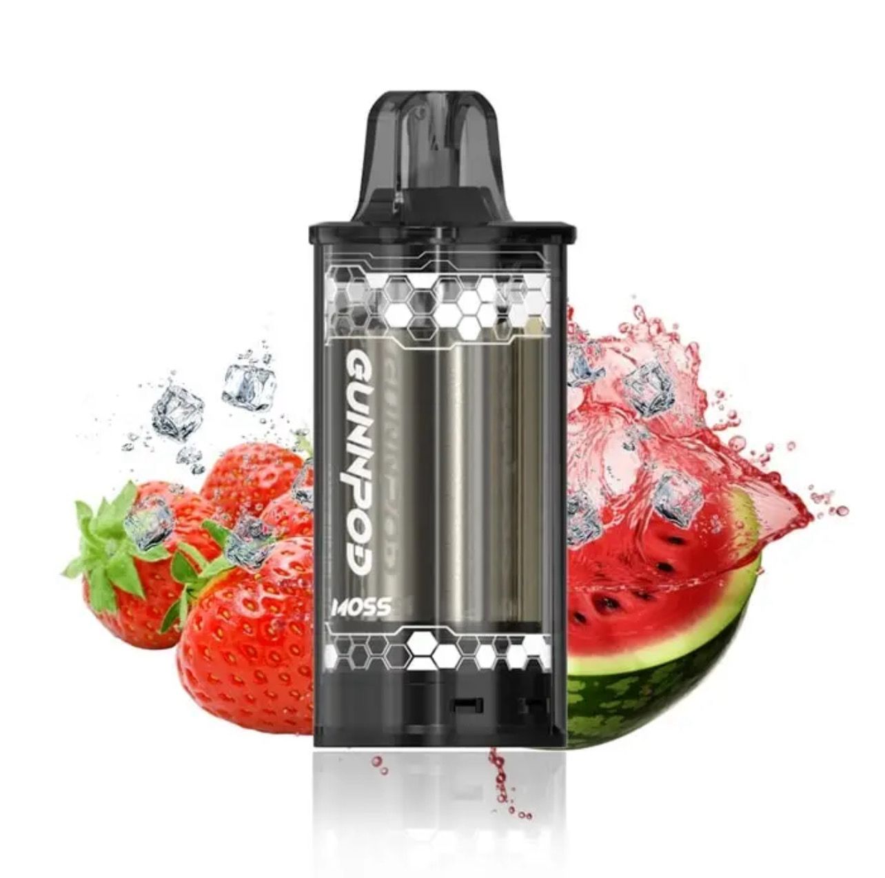 Gunnpod MOSS Replaceable Cartridge Pod ONLY – Strawberry Watermelon Ice 8000 Puffs