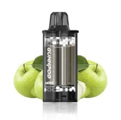 Gunnpod MOSS Replaceable Cartridge Pod ONLY – Apple Bomb 8000 Puffs