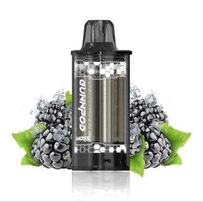 Gunnpod MOSS Replaceable Cartridge Pod ONLY – Blackberry Ice 8000 Puffs