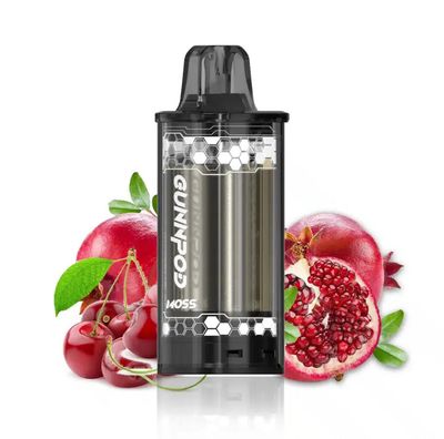 Gunnpod MOSS Replaceable Cartridge Pod ONLY – Cherry Pomegranate Ice 8000 Puffs