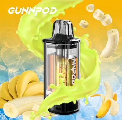 Gunnpod MOSS Replaceable Cartridge Pod ONLY – Banana Ice 8000 Puffs