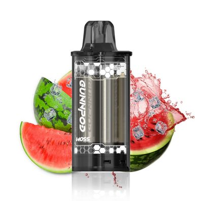 Gunnpod MOSS Replaceable Cartridge Pod ONLY – Watermelon Ice 8000 Puffs