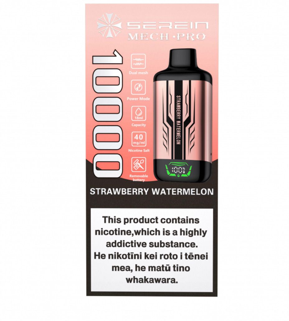Serein Mech Pro 10000 Puffs Strawberry Watermelon