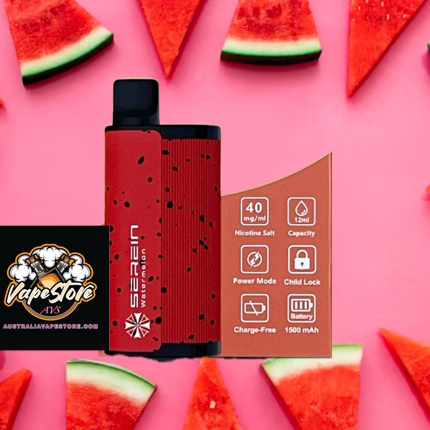 Serein Xplorer 6000 Puffs Watermelon Ice