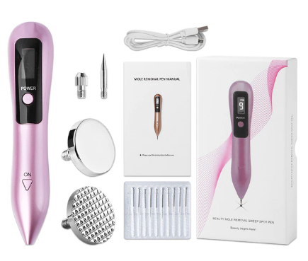 Rechargeable Laser Plasma Pen Freckle Remover LCD Mole Removal Dark Spot Remover Skin Wart Tag Tattoo Remaval Tool Beauty Salon