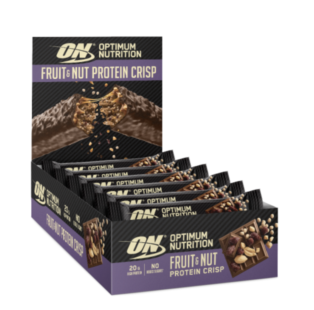 ON FRUIT AND NUT PROTEIN CRISP BAR (10 X 65G)-