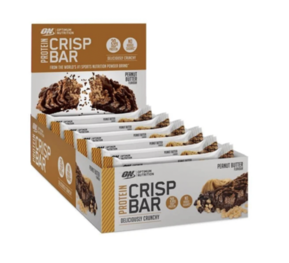 ON PROTEIN CRISP BAR (10 X 65G)-PEANUT BUTTER