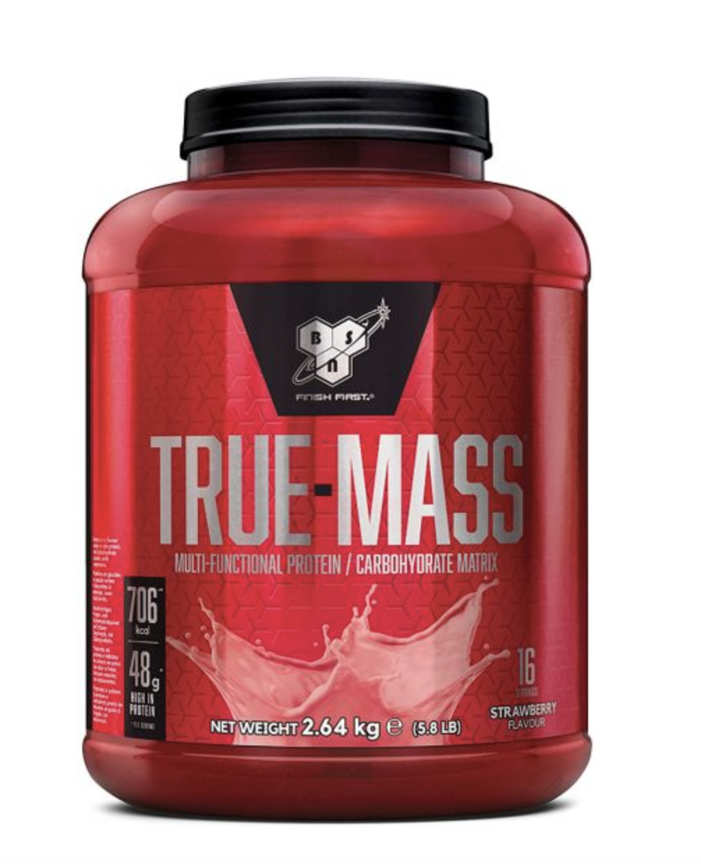 BSN TRUE MASS / TRUEMASS (2.6KG TUB)-STRAWBERRY
