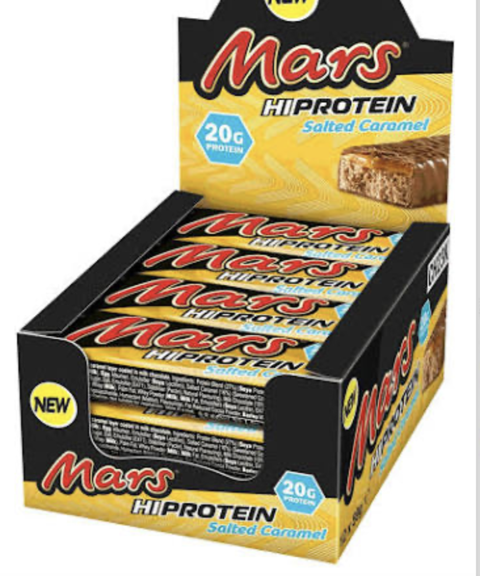 MARS HI-PROTEIN BARS 12X59G- Salted Caramel