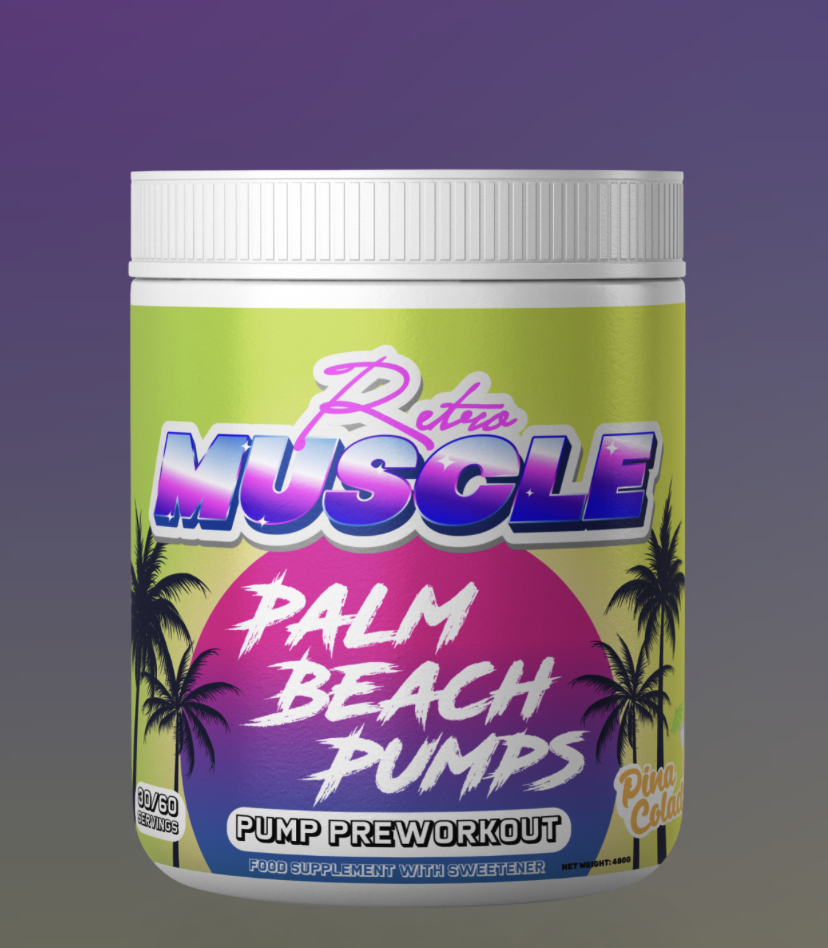RETRO MUSCLE PALM BEACH PUMPS 480G