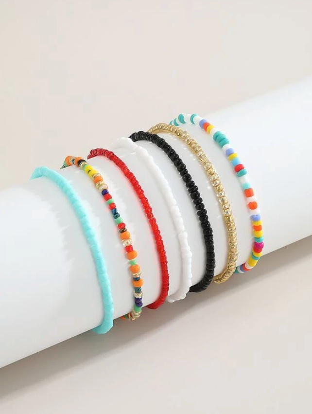 اسوارة خرز عشوائي حبة