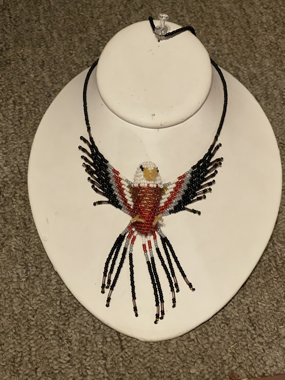 Cherokee hand beaded necklace