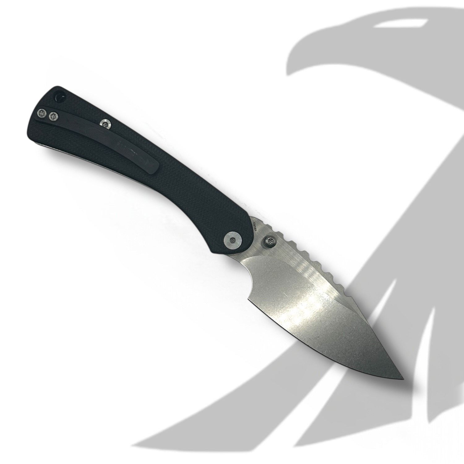 AZUSA BLADEWORKS HELLDORADO VANAX BLACK MICARTA/ STONEWASH & SATIN