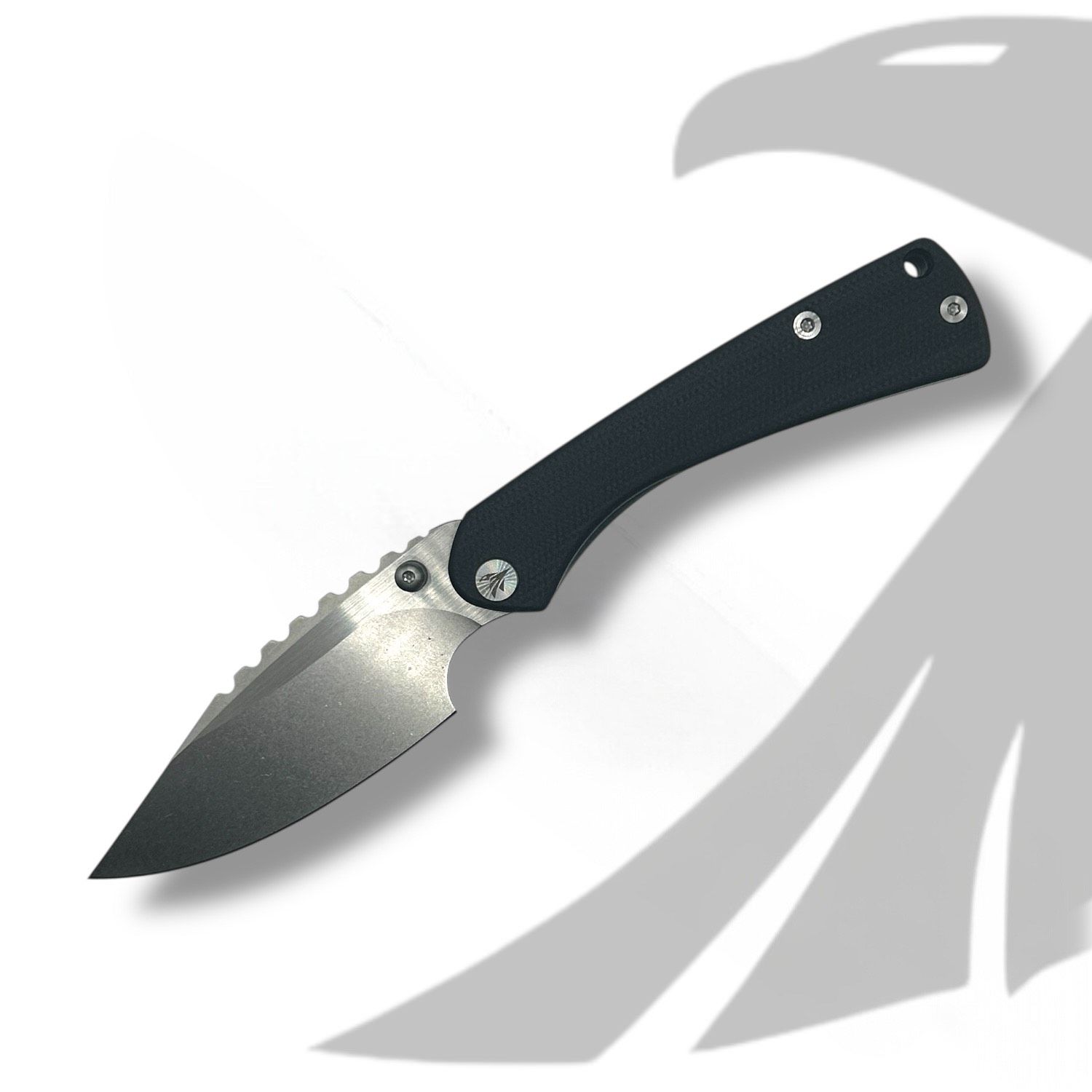 AZUSA BLADEWORKS HELLDORADO VANAX BLACK MICARTA/ STONEWASH & SATIN