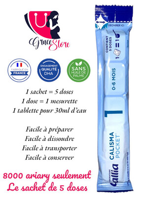 Gallia Calisma 1er âge 0-6 mois en Pocket (1 sachet de 5 doses)