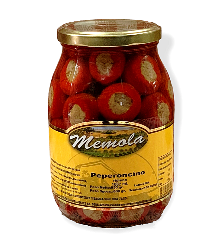 Peperoncini ripieni all&#39;olio