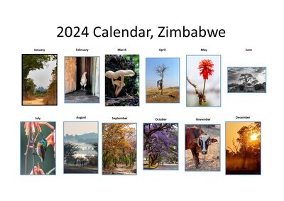 Calendar Zimbabwe 2024
