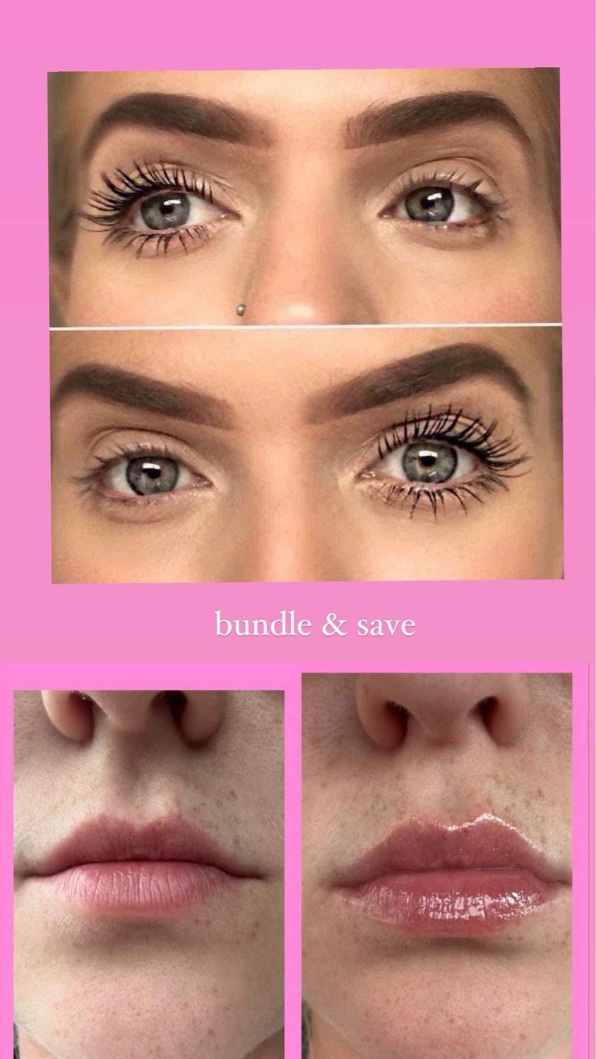 Mascara/Anti Aging Lip Plumping Gloss Bundle 