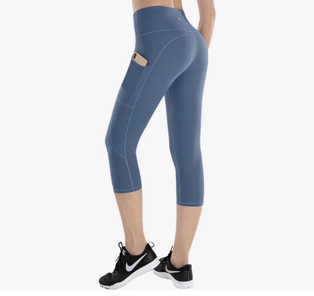 NEW Womens Capris Leggings Size L - Benzo Blue