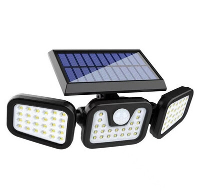 NEW 3 Panel LED Solar Security Light