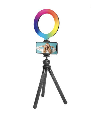 NEW 6” RGB Ring Light with Tripod