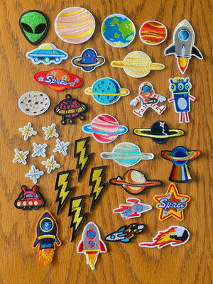 NEW 37 Space Patches